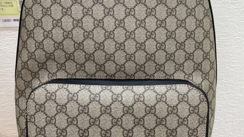 GUCCI  G Gスプリームバックパック406370買い取りました。
